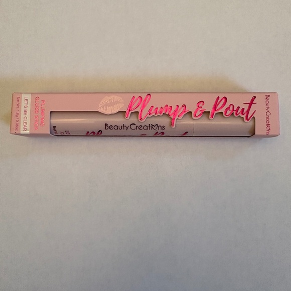 Beauty Creations Plump & Pout Plumping Gloss Stick in Let's Be Clear - Picture 2 of 3